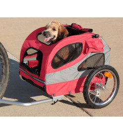 PetSafe Remorque de vélo pour chien Happy Ride M Rouge