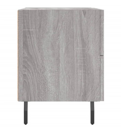 Table de chevet gris sonoma 40x35x47,5 cm bois d’ingénierie