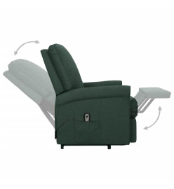 Fauteuil Vert foncé Tissu