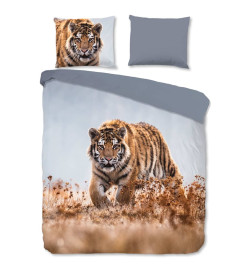 Good Morning Housse de couette TIGER 140x200/220 cm Multicolore