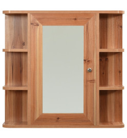 Armoire à miroir de salle de bain Chêne 66x17x63 cm MDF