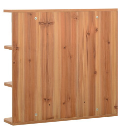 Armoire à miroir de salle de bain Chêne 66x17x63 cm MDF