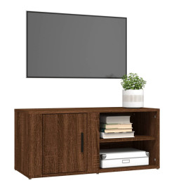 Meubles TV 2 pcs Chêne marron 80x31,5x36 cm Bois d'ingénierie