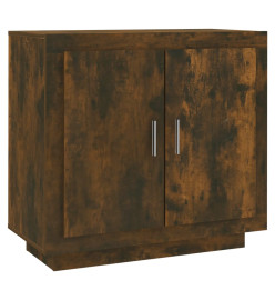 Buffet Chêne fumé 80x40x75 cm Bois d'ingénierie