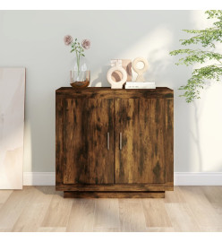 Buffet Chêne fumé 80x40x75 cm Bois d'ingénierie