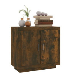 Buffet Chêne fumé 80x40x75 cm Bois d'ingénierie