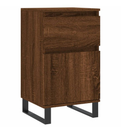 Buffets 2 pcs chêne marron 40x35x70 cm bois d'ingénierie