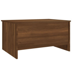 Table basse Chêne marron 80x55,5x41,5 cm Bois d'ingénierie