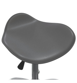 Tabouret de salon et spa Gris Similicuir