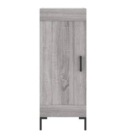 Buffet Sonoma gris 34,5x34x90 cm Bois d'ingénierie