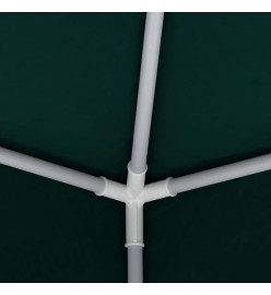 Tente de réception avec parois latérales 2,5x2,5 m Vert 90 g/m²