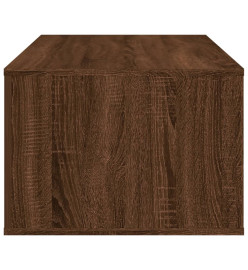 Table basse Chêne marron 100x50,5x35 cm Bois d'ingénierie