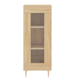 Buffet haut Chêne sonoma 34,5x34x180 cm Bois d'ingénierie