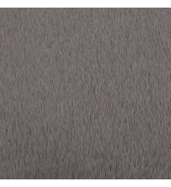 Tapis 160 cm Fausse fourrure de lapin Gris foncé