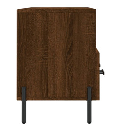 Meuble TV chêne marron 102x36x50 cm bois d'ingénierie