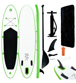 Ensemble de planches SUP gonflables Vert et blanc