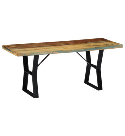 Banc 110 cm Bois de récupération massif