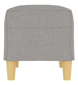 Banc Gris clair 70x35x41 cm Tissu