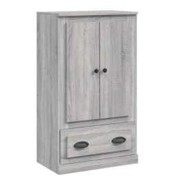 Buffet haut sonoma gris 60x35,5x103,5 cm bois d'ingénierie