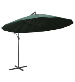 Parasol suspendu Vert 3 m Aluminium