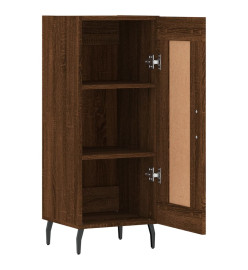 Buffet Chêne marron 34,5x34x90 cm Bois d'ingénierie