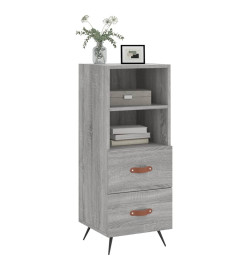 Buffet Sonoma gris 34,5x34x90 cm Bois d'ingénierie