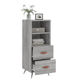 Buffet Sonoma gris 34,5x34x90 cm Bois d'ingénierie