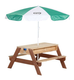 AXI Table de pique-nique à sable/eau avec parasol