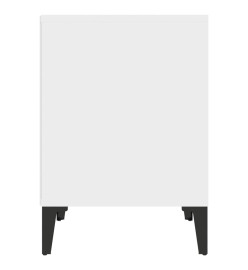 Tables de chevet 2 pcs Blanc 40x35x50 cm