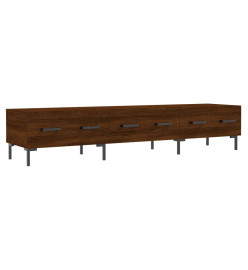 Meuble TV chêne marron 150x36x30 cm bois d'ingénierie