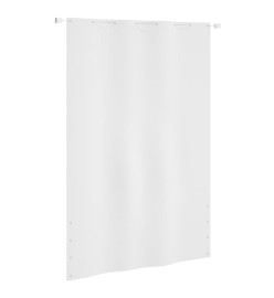 Écran de balcon Blanc 160x240 cm Tissu Oxford