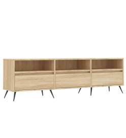 Meuble TV chêne sonoma 150x30x44,5 cm bois d'ingénierie