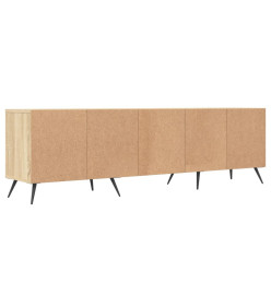 Meuble TV chêne sonoma 150x30x44,5 cm bois d'ingénierie