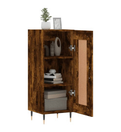 Buffet Chêne fumé 34,5x34x90 cm Bois d'ingénierie