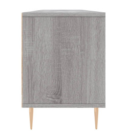 Meuble TV sonoma gris 150x30x44,5 cm bois d'ingénierie