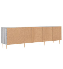 Meuble TV sonoma gris 150x30x44,5 cm bois d'ingénierie