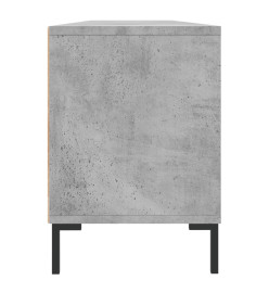 Meuble TV gris béton 150x30x44,5 cm bois d'ingénierie