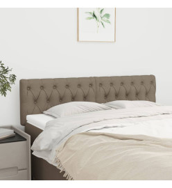 Têtes de lit 2 pcs Taupe 80x7x78/88 cm Tissu