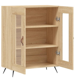 Buffet chêne sonoma 69,5x34x90 cm bois d'ingénierie