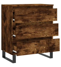 Buffet Chêne fumé 60x35x70 cm Bois d'ingénierie