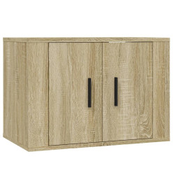 Ensemble de meubles TV 2 pcs chêne sonoma bois d'ingénierie