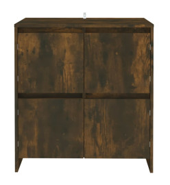 Buffet Chêne fumé 70x41x75 cm Bois d'ingénierie