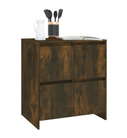 Buffet Chêne fumé 70x41x75 cm Bois d'ingénierie