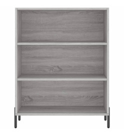 Buffet haut Sonoma gris 69,5x34x180 cm Bois d'ingénierie