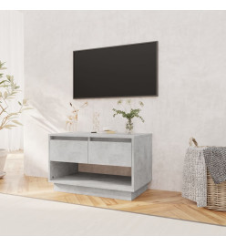 Meuble TV Gris béton 70x41x44 cm Aggloméré