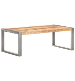 Table basse 110x60x40 cm Bois de manguier brut