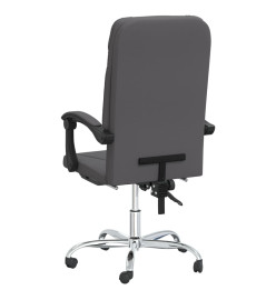 Fauteuil inclinable de bureau Gris Similicuir