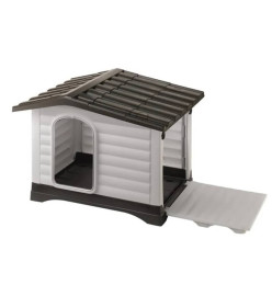 Ferplast Niche pour chiens Villa 90 Gris 88 x 72 x 65 cm 87255099