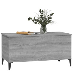 Table basse Sonoma gris 90x44,5x45 cm Bois d'ingénierie