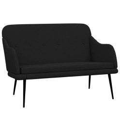 Banc Noir 110x76x80 cm Tissu